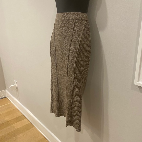 New with Tags! Marc by Marc Jacobs Brown Heather Ribbed Knit Skirt Size Small - Picture 6 of 16
